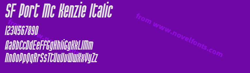 SF Port Mc Kenzie ItalicPreview SF Port Mc Kenzie ItalicPreview