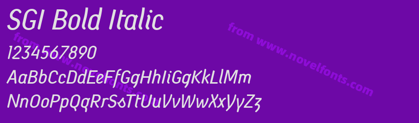 SGI Bold ItalicPreview SGI Bold ItalicPreview
