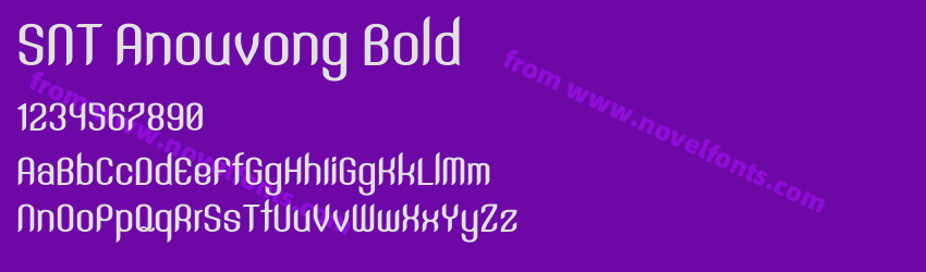 SNT Anouvong BoldPreview SNT Anouvong BoldPreview