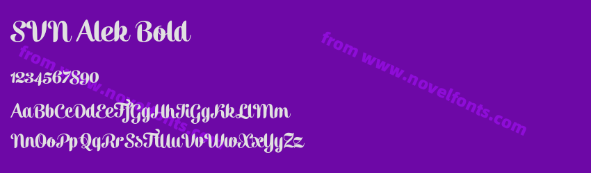 SVN Alek BoldPreview SVN Alek BoldPreview