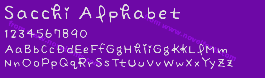 Sacchi AlphabetPreview Sacchi AlphabetPreview