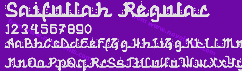 Saifullah RegularPreview Saifullah RegularPreview