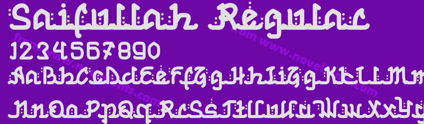 Saifullah RegularPreview Saifullah RegularPreview