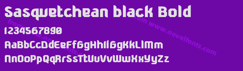 Sasquetchean black BoldPreview Sasquetchean black BoldPreview