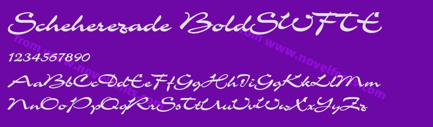 Scheherezade BoldSWFTEPreview Scheherezade BoldSWFTEPreview