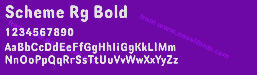 Scheme Rg BoldPreview Scheme Rg BoldPreview