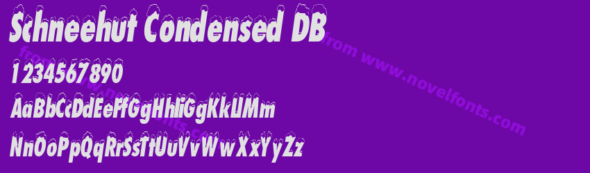Schneehut Condensed DBPreview Schneehut Condensed DBPreview