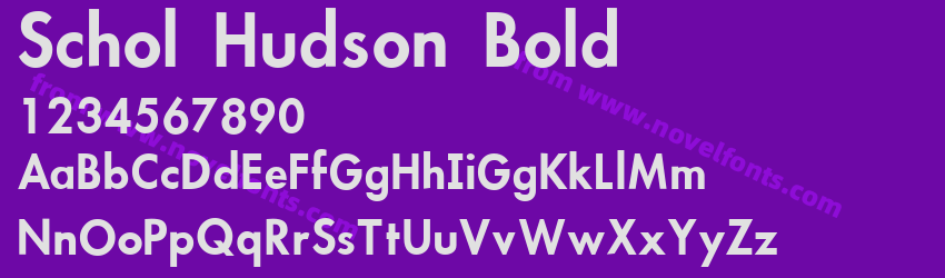 Schol Hudson BoldPreview Schol Hudson BoldPreview
