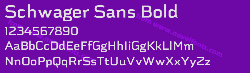 Schwager Sans BoldPreview Schwager Sans BoldPreview