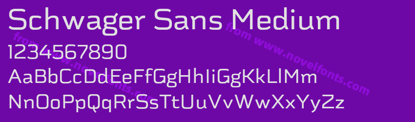 Schwager Sans MediumPreview Schwager Sans MediumPreview