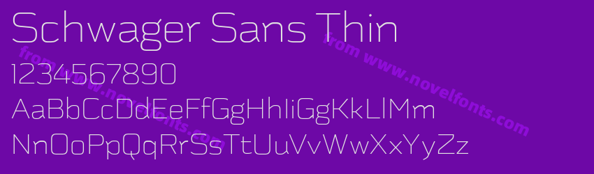 Schwager Sans ThinPreview Schwager Sans ThinPreview