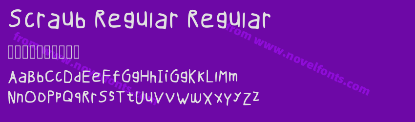 Scraub Regular RegularPreview Scraub Regular RegularPreview