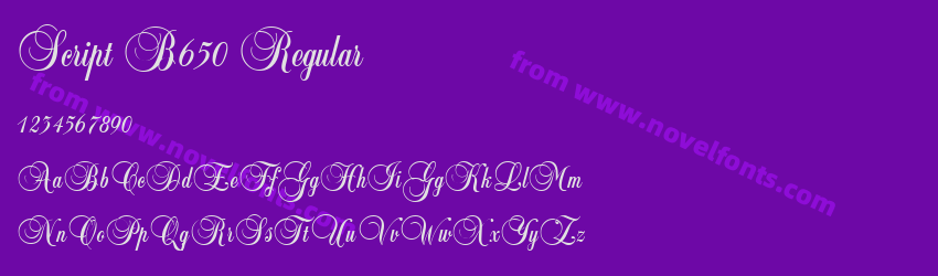 Script B650 RegularPreview Script B650 RegularPreview