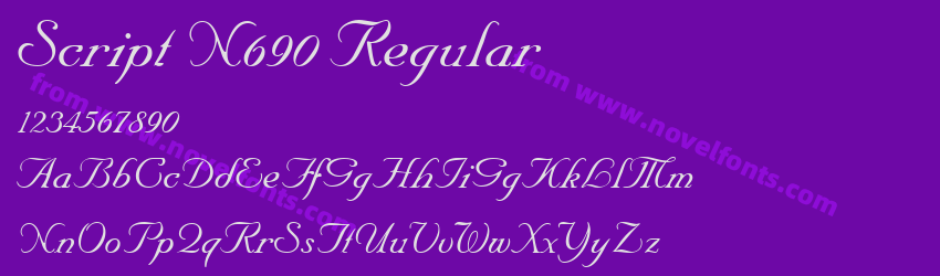 Script N690 RegularPreview Script N690 RegularPreview
