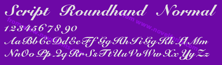 Script Roundhand NormalPreview Script Roundhand NormalPreview
