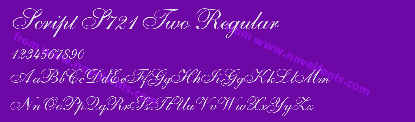 Script S721 Two RegularPreview Script S721 Two RegularPreview
