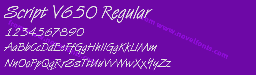 Script V650 RegularPreview Script V650 RegularPreview