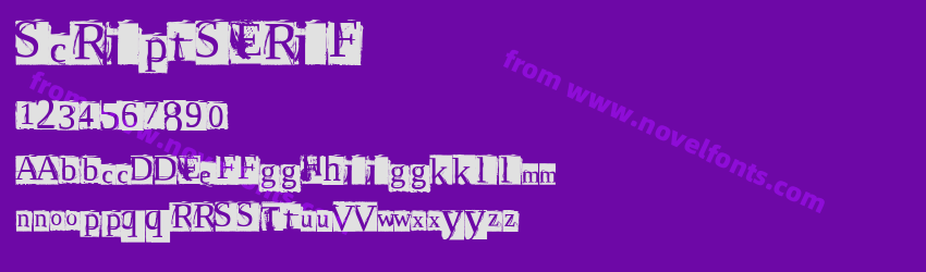 ScriptSERIFPreview ScriptSERIFPreview