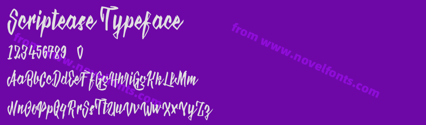 Scriptease TypefacePreview Scriptease TypefacePreview