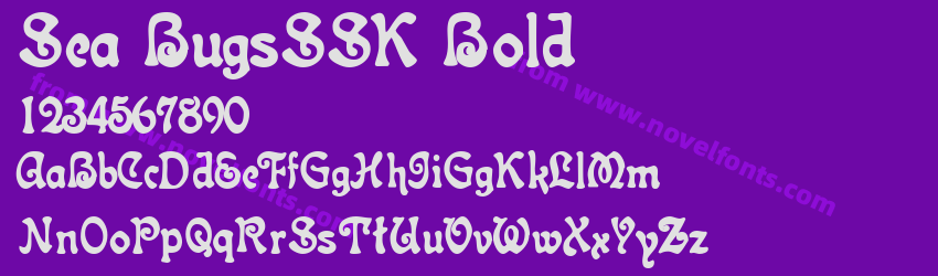 Sea BugsSSK BoldPreview Sea BugsSSK BoldPreview