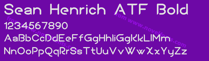 Sean Henrich ATF BoldPreview Sean Henrich ATF BoldPreview