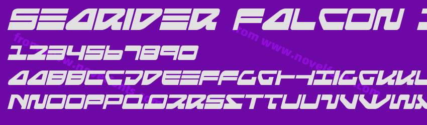 Searider Falcon ItalicPreview Searider Falcon ItalicPreview