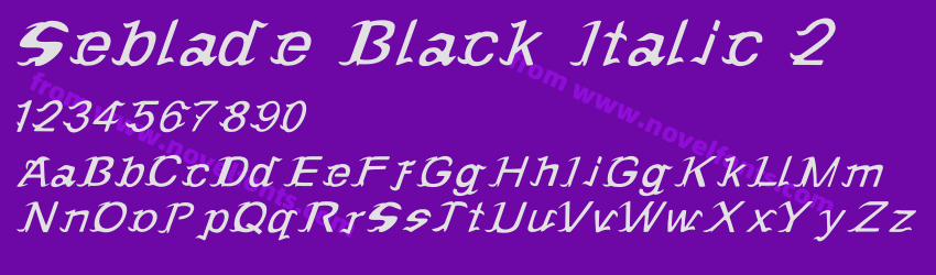Seblade Black Italic 2Preview Seblade Black Italic 2Preview
