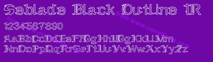 Seblade Black Outline 1RPreview Seblade Black Outline 1RPreview