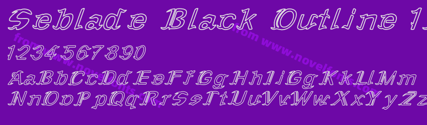 Seblade Black Outline 1RRPreview Seblade Black Outline 1RRPreview