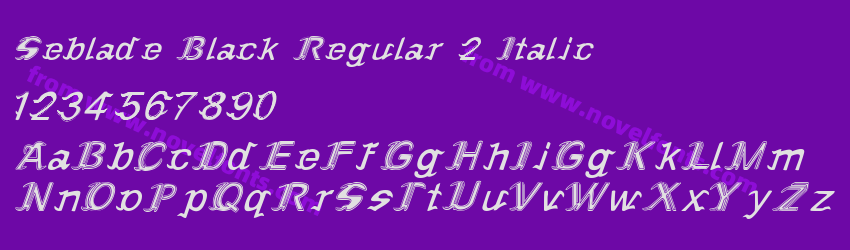 Seblade Black Regular 2 ItalicPreview Seblade Black Regular 2 ItalicPreview