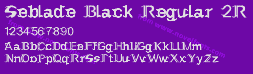 Seblade Black Regular 2RPreview Seblade Black Regular 2RPreview