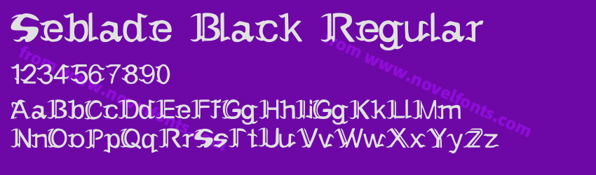 Seblade Black RegularPreview Seblade Black RegularPreview