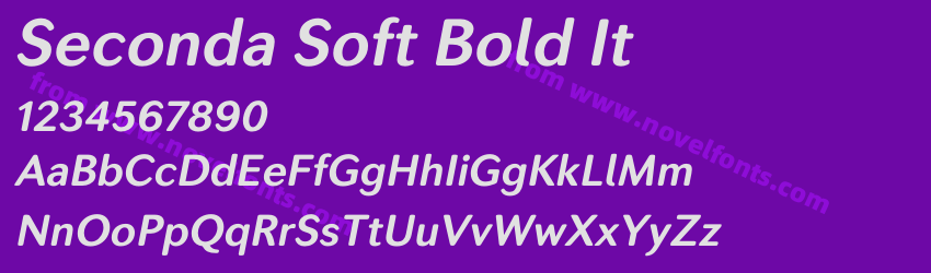 Seconda Soft Bold ItPreview Seconda Soft Bold ItPreview