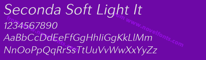 Seconda Soft Light ItPreview Seconda Soft Light ItPreview