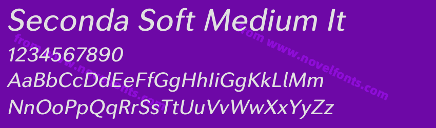 Seconda Soft Medium ItPreview Seconda Soft Medium ItPreview