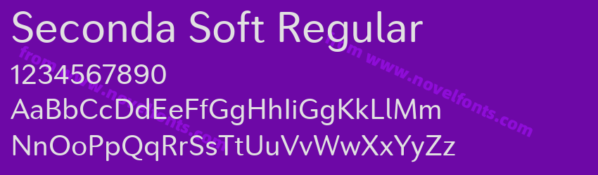Seconda Soft RegularPreview Seconda Soft RegularPreview