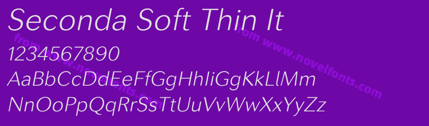 Seconda Soft Thin ItPreview Seconda Soft Thin ItPreview