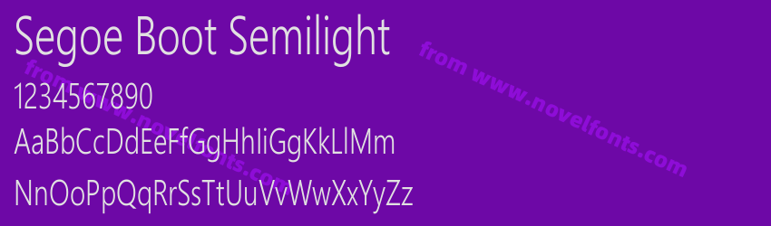 Segoe Boot SemilightPreview Segoe Boot SemilightPreview