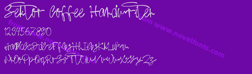 Sektor Coffee HandwritenPreview Sektor Coffee HandwritenPreview