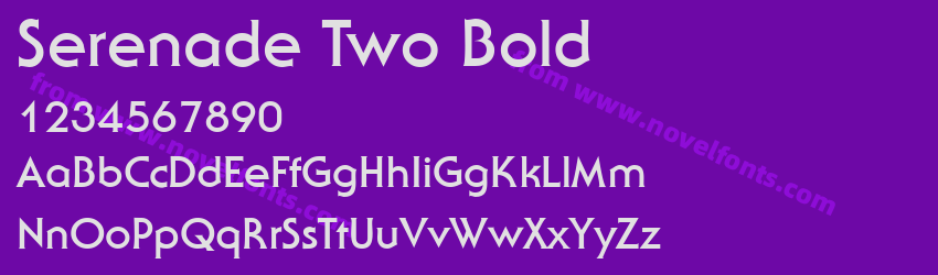 Serenade Two BoldPreview Serenade Two BoldPreview