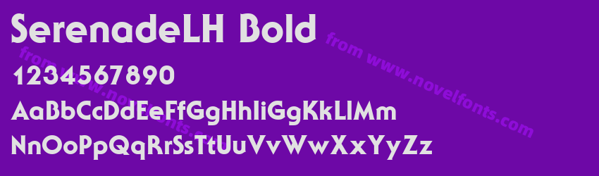 SerenadeLH BoldPreview SerenadeLH BoldPreview