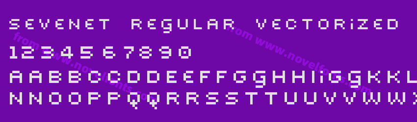 Sevenet Regular VectorizedPreview Sevenet Regular VectorizedPreview