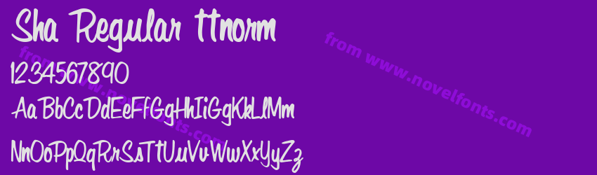 Sha Regular ttnormPreview Sha Regular ttnormPreview