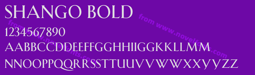 Shango BoldPreview Shango BoldPreview