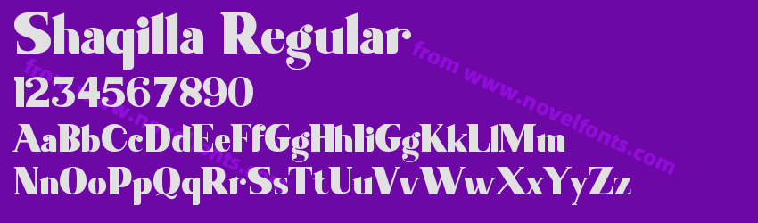 Shaqilla RegularPreview Shaqilla RegularPreview