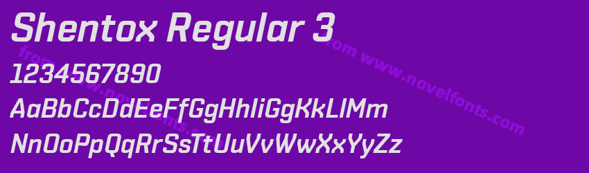 Shentox Regular 3Preview Shentox Regular 3Preview