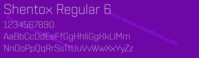 Shentox Regular 6Preview Shentox Regular 6Preview