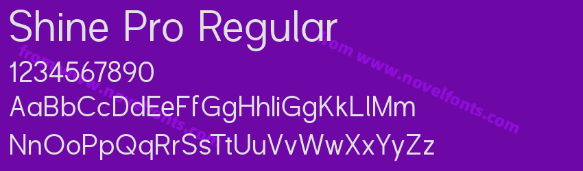 Shine Pro RegularPreview Shine Pro RegularPreview