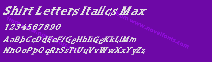 Shirt Letters Italics MaxPreview Shirt Letters Italics MaxPreview