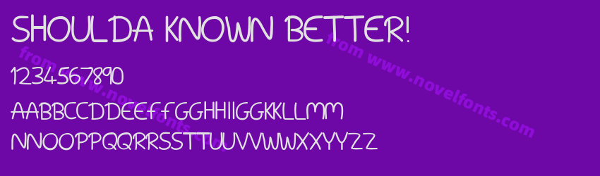 Shoulda Known Better!Preview Shoulda Known Better!Preview